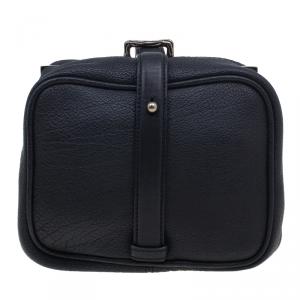 Alexander Wang Black Leather Dionne Frame Clutch