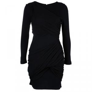 Pre Owned Alice + Olivia Goddess Black Long Sleeve Dress S