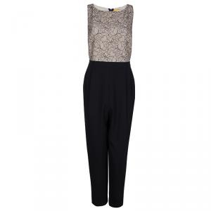 Alice + Olivia Lace Bodice Jumpsuit L