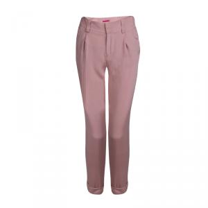 Alice + Olivia Pale Pink Silk Trousers XS
