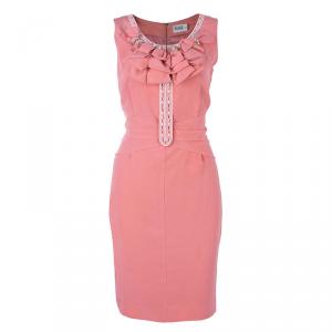 Alice By Temperley Pink Embellished Sleeveless Dress M
