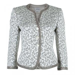 مملوكة مسبقًا جاكيت أرماني كوليزوني أحادي اللون بزرين M