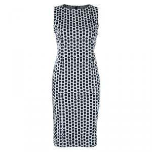 Pre Owned فستان أرماني كوليزوني أحادي اللون منقط M