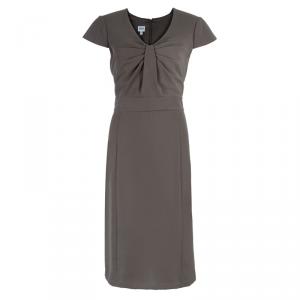 مملوكة مسبقًا فستان أرماني كوليزوني رمادي L