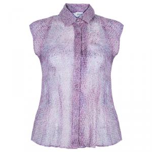 مملوكة مسبقًا توب أرماني كوليزوني شيفون مورد M