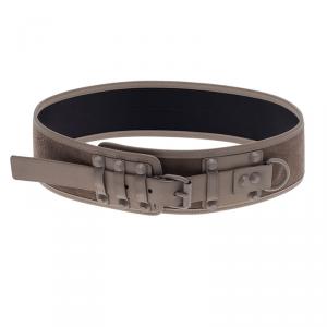 Balenciaga Beige Suede and Leather Waist Belt 90CM