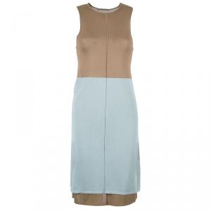 Pre Owned Balenciaga Colorblock Sleeveless Dress M