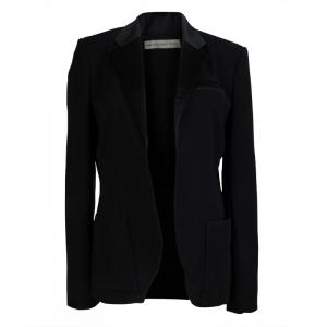Balenciaga Black Notched Collar Tailored Blazer L