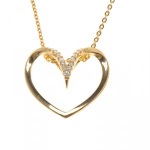 Bernhard H. Mayer Milena Heart Diamond 18k Yellow Gold Pendant 