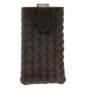 Bottega Veneta Brown Intrecciato Nappa iPhone 5 Case