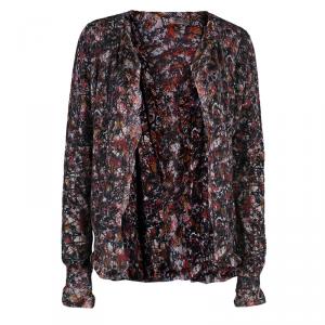 Bottega Veneta Multicolor Printed Cardigan M