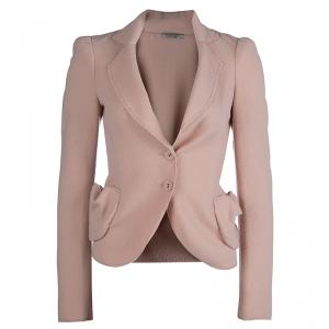 Bottega Veneta Pale Pink Wool Blazer S
