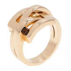 Boucheron Déchaînée Yellow Gold Ring Size 52