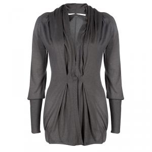 Brunello Cucinelli Grey Cashmere Cardigan L