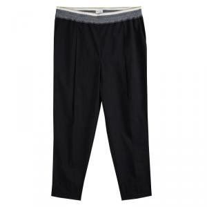 Brunello Cucinelli Dark Grey Elasticized Waist Pants XL
