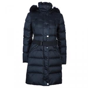 مملوكة مسبقًا Burberry Down Filled Jacket with Fur Hood S