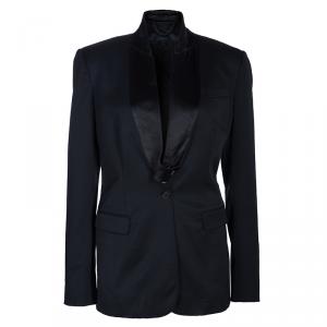 مملوكة مسبقًا Burberry Prorsum Black Tailored Blazer L