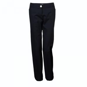 Pre Owned Burberry Navy Blue Trousers M/L