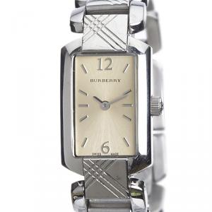 Burberry Silver Stainless Steel Signature BU4212 Women's Wristwatch 18MM