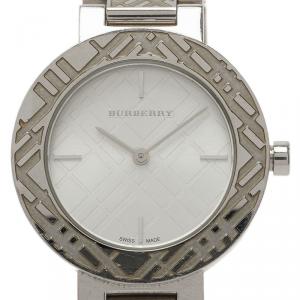 Burberry Silver Gold Plated Stainless Steel Heritage Collection Women's Wristwatch 36MM