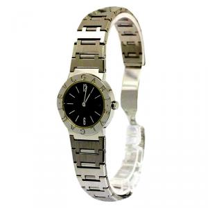 Bvlgari Black Stainless Steel Bvlgari-Bvlgari Women's Wristwatch 26MM