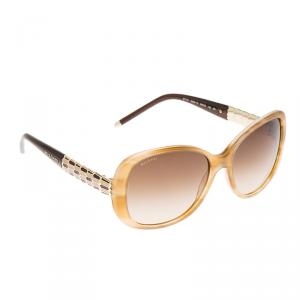 Bvlgari Brown 8114 Ruffle Serpenti Sunglasses