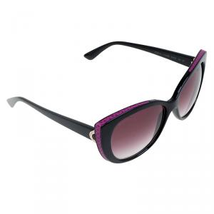 Bvlgari Purple and Black 8169-Q Cat Eye Sunglasses