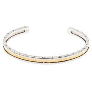 Bvlgari B.Zero1 18kt Pink Gold and Steel Cuff Bracelet Size M