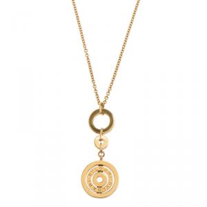 Pre Owned Bvlgari Cerchi Astrale Yellow Gold Pendant Necklace