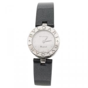 Bvlgari White Stainless Steel B.zero1 Women's Wristwatch 23MM