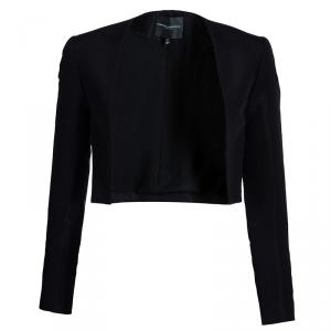 Carolina Herrera Black Cropped Jacket S