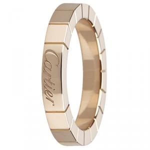 مملوكة مسبقًا Cartier Lanieres Rose Gold Ring Size 48