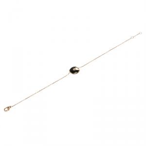 مملوكة مسبقًا Cartier Amulette De Cartier Onyx Rose Gold Bracelet