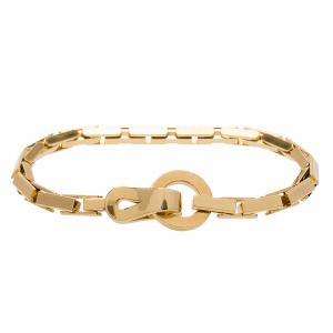 Pre Owned Cartier Agrafe Yellow Gold Bracelet