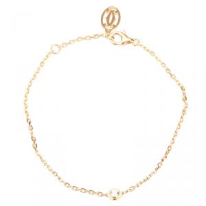 Pre Owned Cartier Diamants Légers De Cartier Diamond Rose Gold Bracelet