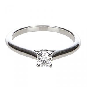 مملوكة مسبقًا خاتم كارتييه 1895 سوليتر الماس بلاتينوم مقاس 51