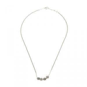 Pre Owned Cartier Love Slide Charms Box Link 18k White Gold Chain Necklace