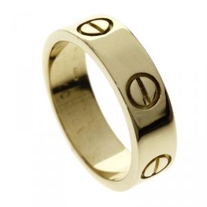 Cartier Love Yellow Gold Ring Size 52