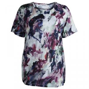 Carven Multicolor Floral Printed T-Shirt L