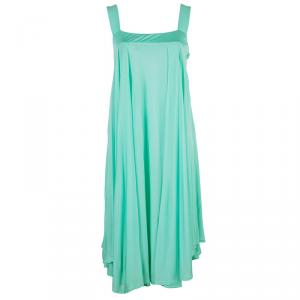 Pre Owned Celine Mint Sleeveless Jersey Dress L
