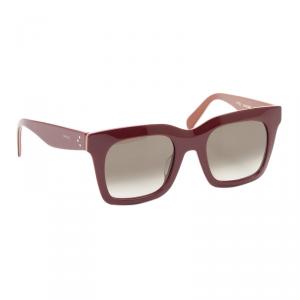 Pre Owned Celine Red CL41411 Square Sunglasses