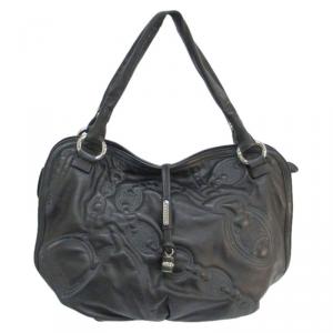 Pre Owned Celine Black Leather Bittersweet Shoulder Bag