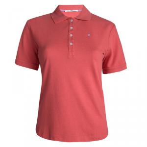 Pre Owned CH Carolina Herrera Pink Short Sleeve Polo T-Shirt L