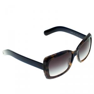 Pre Owned Chanel Blue Tortoise 5236 Square Sunglasses