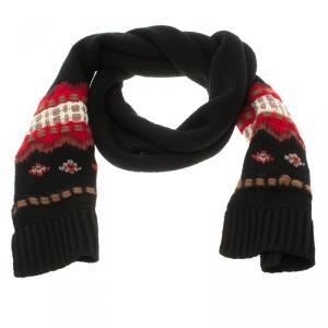 Pre Owned كوفيه شانيل حواف مغايرة تريكو سوداء