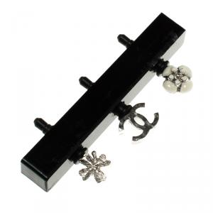 Pre Owned Chanel CC Smartphone Dust Plugs, A Set Of Three Charms