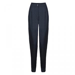 Chanel Grey Wool Trousers L