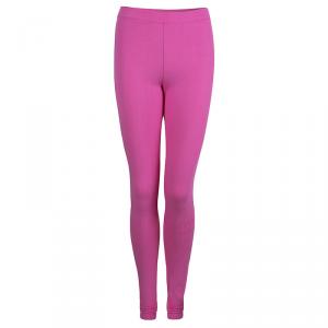 Chanel Pink Knit Leggings M