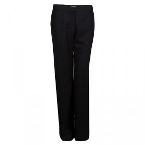 Chanel Black Wool Trousers M
