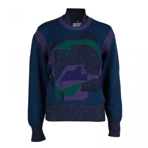 Chanel Multicolor Lurex Knit Sweater L